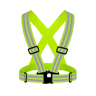 MNSD反光背带织带 双重夜间道路安全骑行反光马甲 汽车反光背心