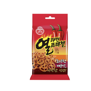 【韩国直邮】不倒翁热拉面味道辣味碱水结饼干50g/袋休闲零食好吃