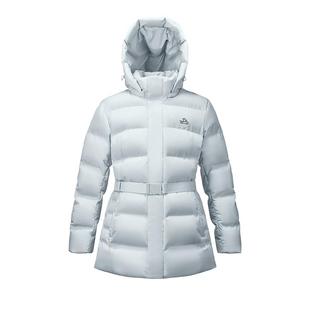 伯希和收腰羽绒服女冬季新款户外800蓬鹅绒Dermizax保暖修身外套