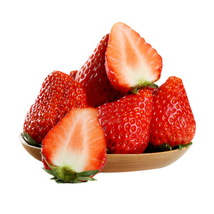 丹东99大草莓新鲜水果九九红颜奶油礼盒牛奶辽宁东港超久久旗舰店