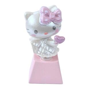 hello kitty凯蒂猫键帽diy立体机械键盘装饰esc透光粉色可爱键帽