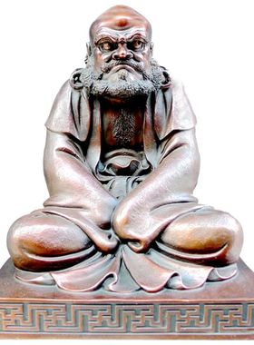 台湾达摩禅宗风祖师神像摆件包邮