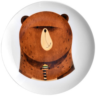 象有秘密 卡通陶瓷盘骨瓷艺术水果早餐盘菜盘动物网红可爱的盘子