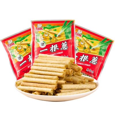 光头娃一根葱薯片薯条休闲小吃