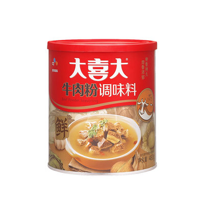 韩国大喜大牛肉粉480g罐装调味料