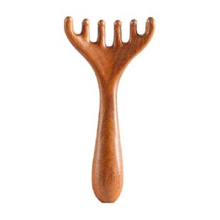 鹿角五爪头部按摩眼头养生头疗按摩工具经络疏通淋巴刮痧颈部神器