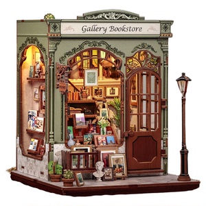 CuteBee城市漫步画廊书店DIY书立