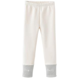 戴维贝拉女童打底裤2026儿童新款不倒绒裤子中大童冬装洋气长裤