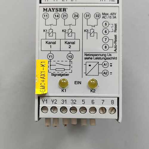 询价-德国MAYSER安全继电器 SG-EFS 104 ZK2/1