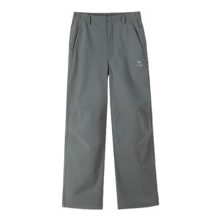 火壳骆驼运动裤男加绒户外伞兵裤防水防风冲锋裤登山软壳裤工装裤