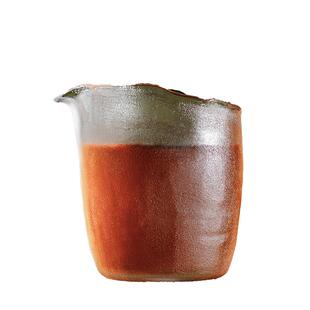 缘石台公道杯石台纯手工水晶茶器公道杯磨砂精品茶具