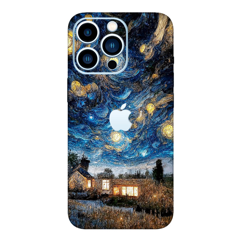 苹果17Promax浮雕背膜适用iPhone16手机贴膜13后膜8p贴纸15磨砂全包边12彩膜14