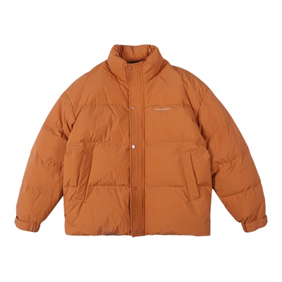 合体百搭字母印花短款立领羽绒服