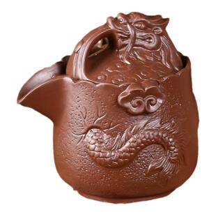 紫砂壶大容量中式陶瓷一套家用泡茶手工茶具茶壶茶杯茶盘套装龙壶