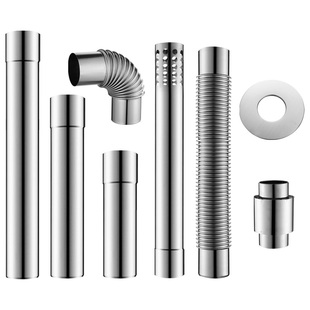 直径100mm不锈钢排烟管燃气热水器排气管风管10公分烟囱弯头配件