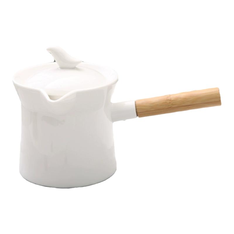 陶瓷小奶锅花茶壶电陶炉专用水壶