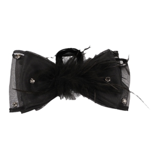 AJIDOU阿吉豆抓夹女鲨鱼夹仙气优雅时尚水钻后脑勺发量多发夹发饰