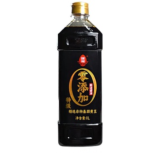 莲花酱油1L特级零添加生抽调味料味精组合家用调料商用调味