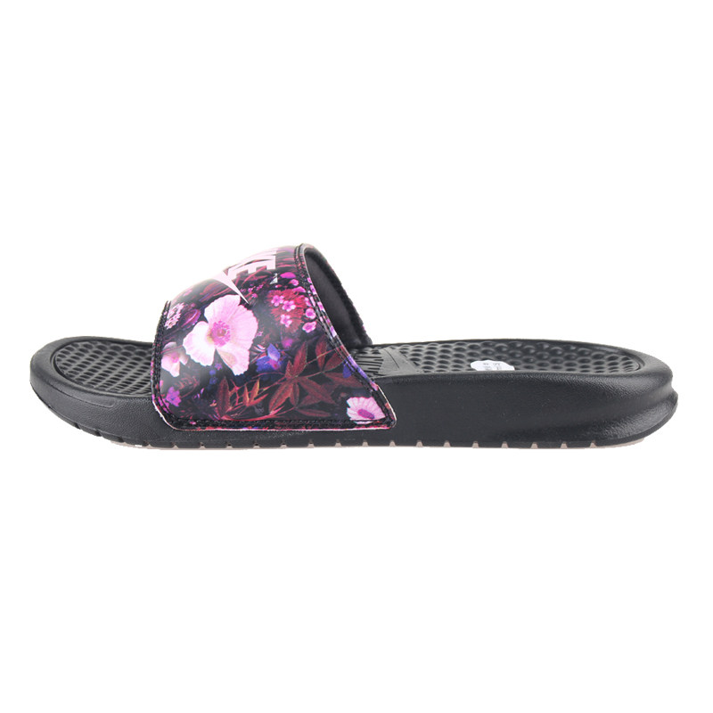 耐克/NIKE  BENASSI花卉 GD同款情侣款拖鞋343880-100/343881-007