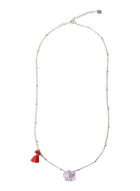 新款中式镀金花朵项链送礼优选