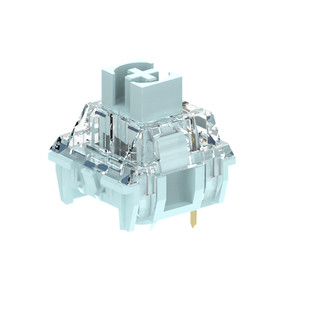 凯华BOX轴冰淇淋青红茶黑白轴JADE NAVY静音粉机械键盘轴体开关