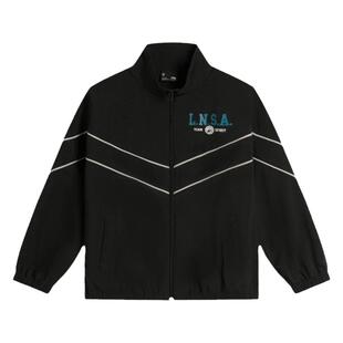 李宁儿童风衣24春季新款男童休闲时尚外套大童青少年宽松冲锋外套