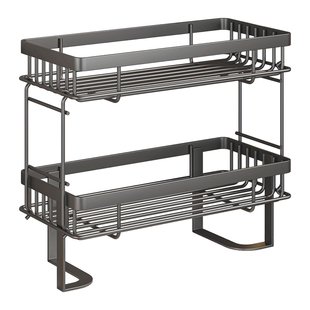 马桶置物架卫生间上方免打孔浴室储物收纳柜洗手间厕所放架子神器