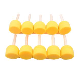 蘑菇棒海绵印章绘画工具套装儿童画画拓印棒小孩幼儿美术旋转画刷