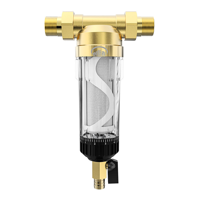 自来水净水器前置过滤器家用虹吸反冲洗铜大流量井水管塔全屋过滤