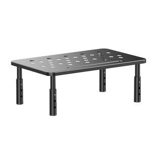 电脑增高架桌面抽屉收纳置物架办公室台式显示器屏幕垫高底座支架