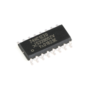 原装正品 74HC123D,653 SOIC-16 双重可再触发单稳态多谐振荡器