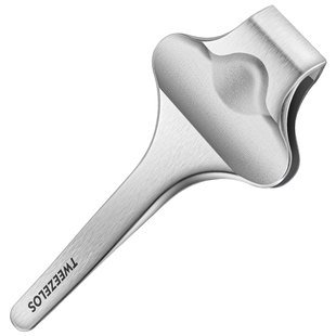 2公分超宽口镊子拔胡子神器拔毛夹子拔胡须男士专用白头发眉毛夹