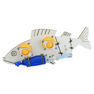 电动仿生机械鱼模型科技小制作小发明初中学生手工材料科学玩具