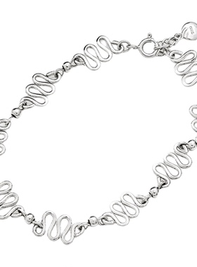 绕线之迷手链925纯银精致气质女