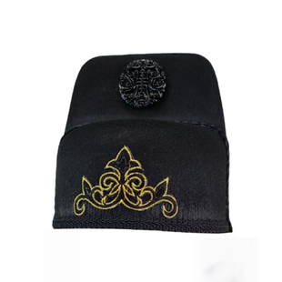 黑色太监帽古风演出造型帽子明朝飞鱼锦衣卫冠帽侠客行帽明制官帽