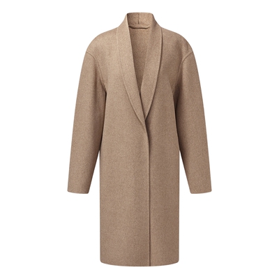 歌莉娅冬季全羊绒大衣双面呢外套