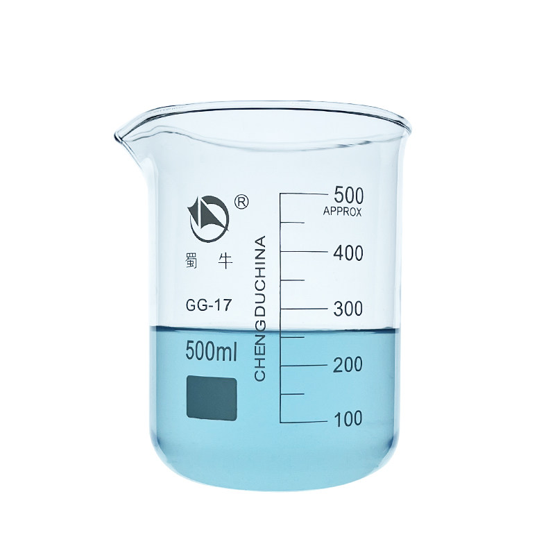 蜀牛玻璃烧杯500ml实验器材刻度加厚耐高温高硼硅 100 250 1000ml