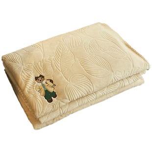 TeenieWeenie毛毯沙发盖毯加厚办公室午睡毯牛奶绒午休毯子床上用