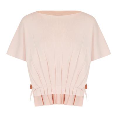 DUCHUNZIpride收腰褶皱短袖