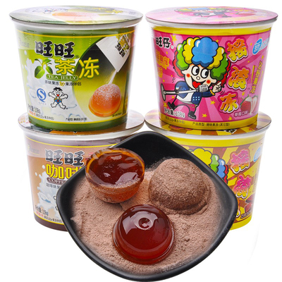 旺旺旺仔摇滚冻摇摇冻沾粉果冻