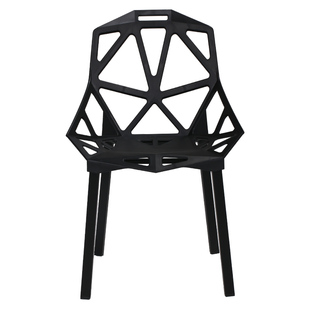 北欧餐椅家用塑料椅子现代简约凳子靠背户外办公休闲洽谈书桌椅