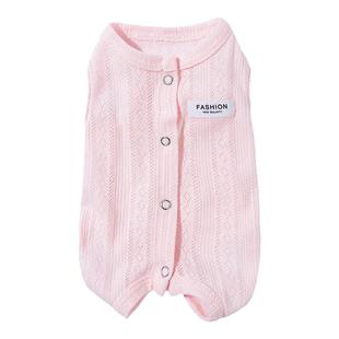 猫咪衣服包肚衣纯棉舒适防掉毛护肚衣德文小猫幼猫薄款冬季居家服