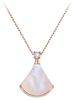 纯银扇形贝壳项链女轻奢小众高级