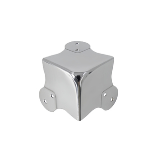 木箱包角不锈钢护角三面直角防撞贴片迷你角码铁五金配件航空箱