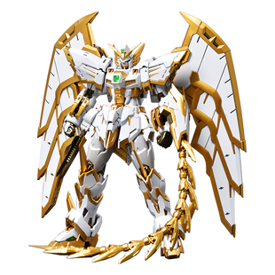 芒果模玩万代RG艾比安高达w拼装模型白金恶魔配色送男生礼物现货