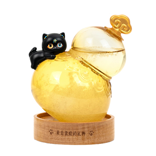 敦煌飞天喵喵福禄风暴瓶天气预告瓶电视柜摆件小夜灯文创乔迁礼物