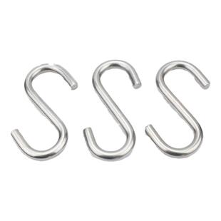 金超S钩子 304不锈钢S型钩S形挂钩S勾子工业用挂钩便利挂钩承重
