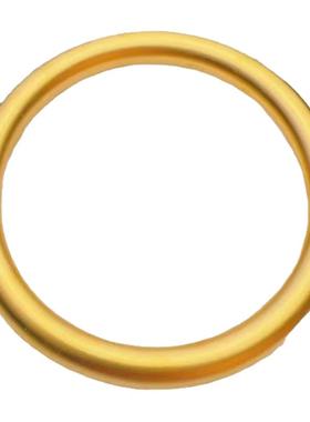 沙金饰品8mm古法传承手镯女款仿真黄金镯子实心素圈手环