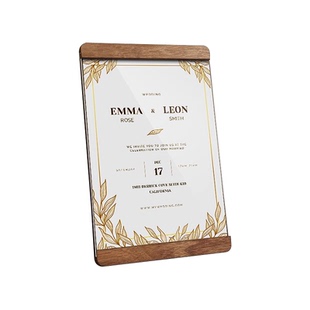 亚克力菜单价格展示牌A4立牌桌牌高档台卡台签架咖啡奶茶店餐桌点餐牌桌面摆台双面透明台牌定制价目表广告牌