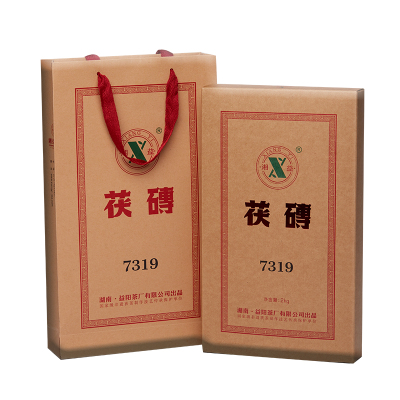 湘益安化黑茶湖南经典金花茯砖